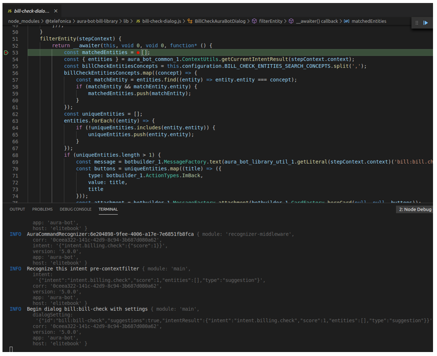 Minibot stop breakpoints