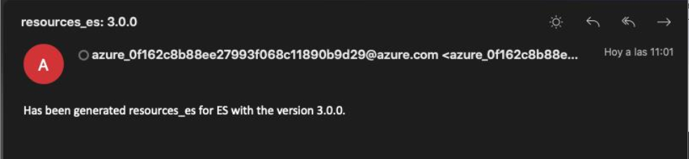 Notification of new version of understanding package available